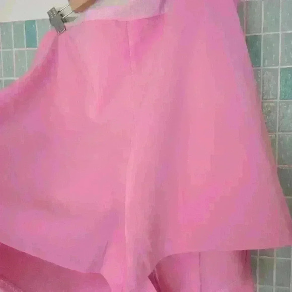 Zara Plus Size Short Strap Dress with Built in Shorts Barbie Pink - Picture 13 of 15